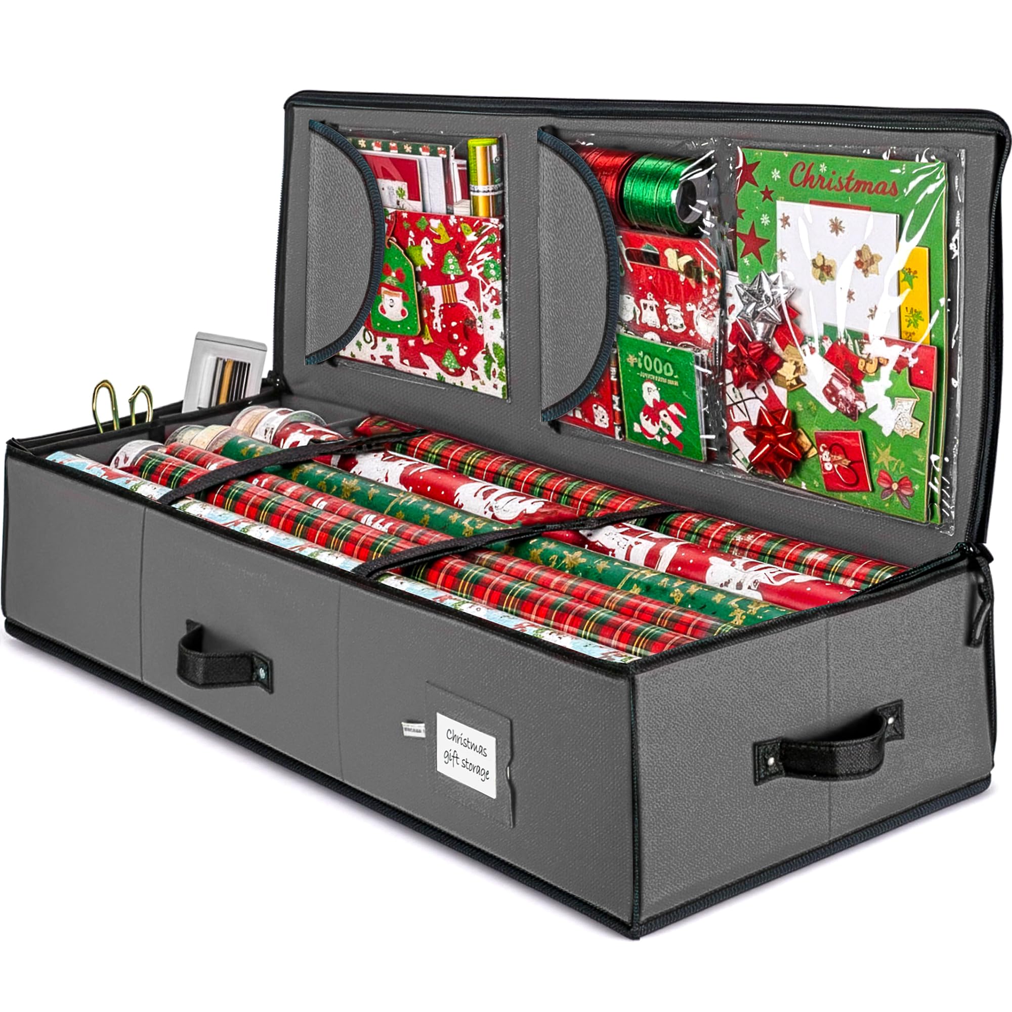 Amazon.com: ZOBER Gift Wrapping Paper Organizer Storage - 40
